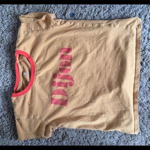 Dijon mustard ringer tee.